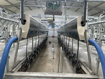 Доїльний зал з обладнанням Milkline